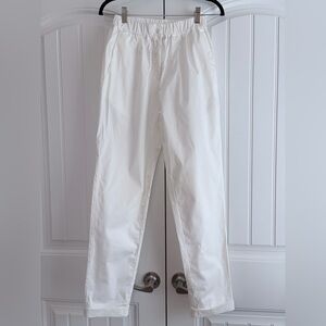 Aviva Zilberman The Visitor in White Women's‎ Elastic Waist Pants Size S